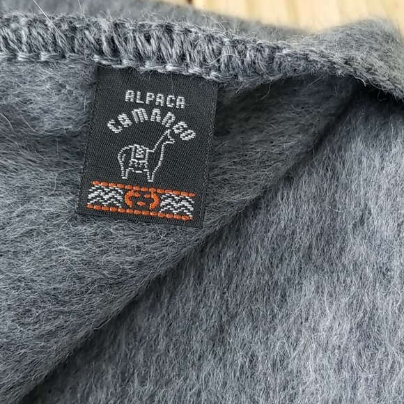 Alpaca Camargo Scarf Grey - Picture 6 of 8